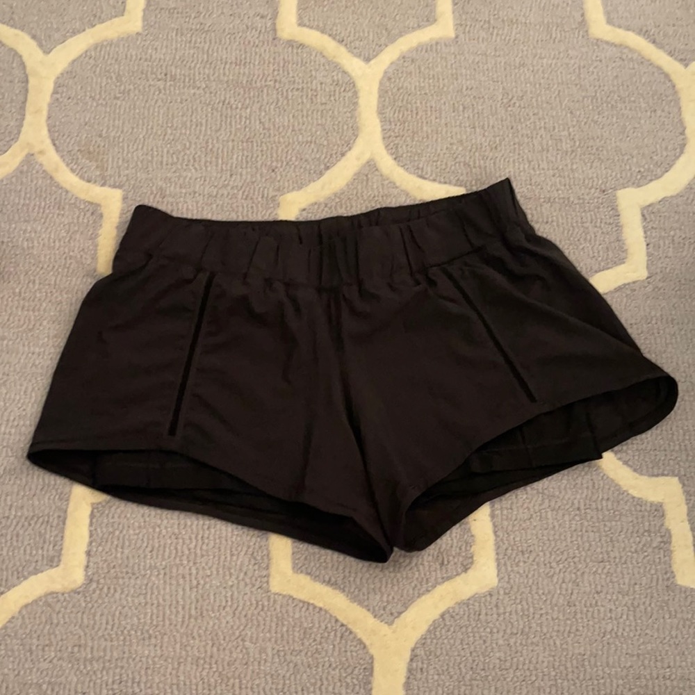 EUC Lululemon Laser Speed Short Black | 10